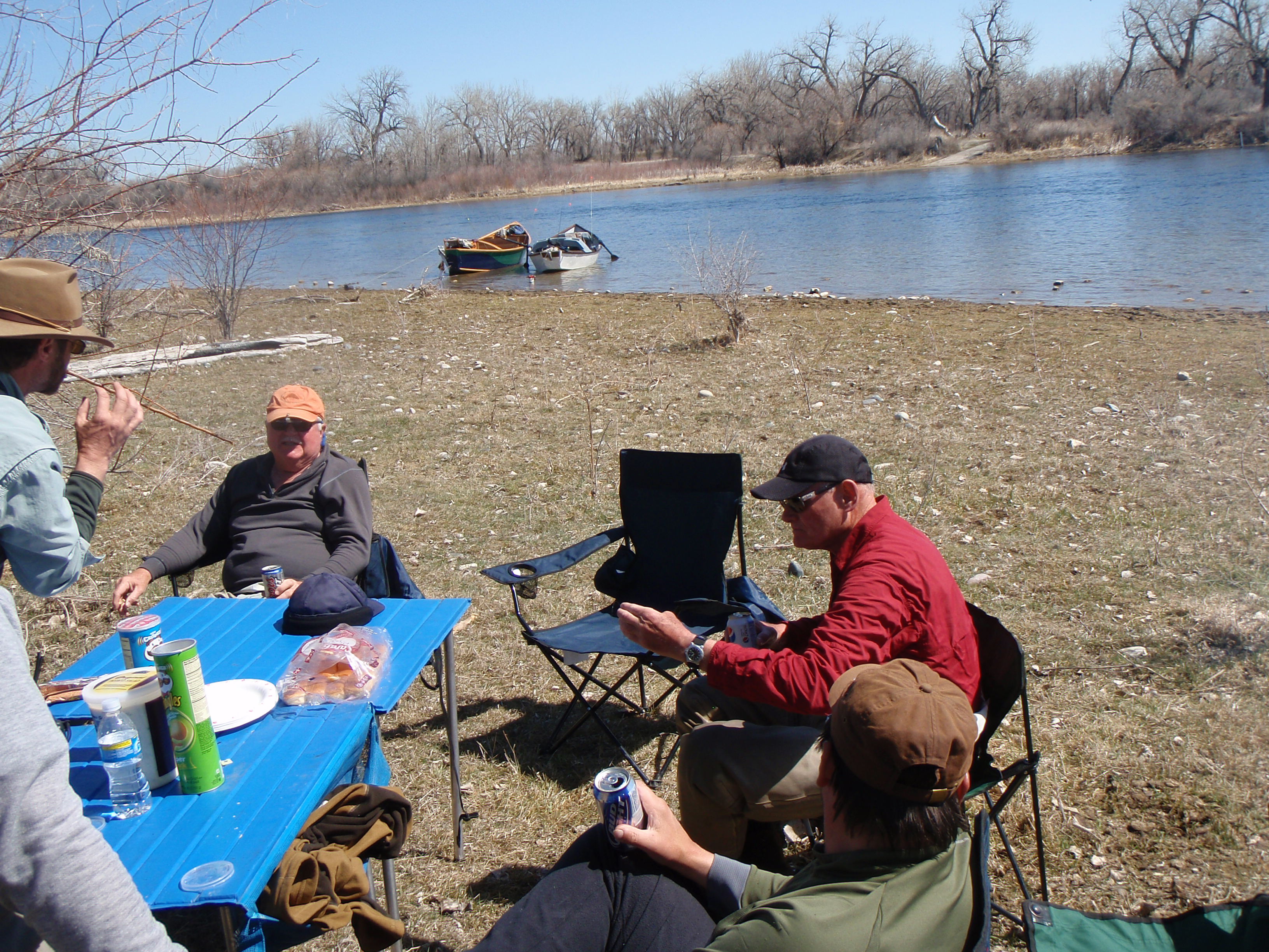 lunch on the Bighorn